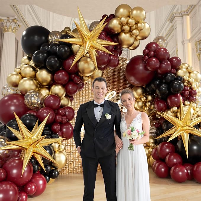 Burgundy Balloon Arch Garland Kit - Image 6