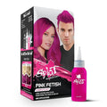 Splat Pink Fetish Semi Permanent Hair Dye Kit with Bleach, 1 Application, Includes Pink Hair Dye, Oxide & Bleach Powder, Vegan & Cruelty Free Hair Color