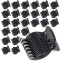 Tbestmax 24 Hot Roller Clips for Hair Curler Claw Clip Replacement Hair Section Styling for Women Girls Black