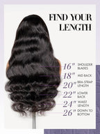 LUVME Clip in Hair Extensions Thick Body Wavy Hair Extensions, Natural Black 135g 7pcs 22 Inch, Real Hair Clip in Human Hair for Women