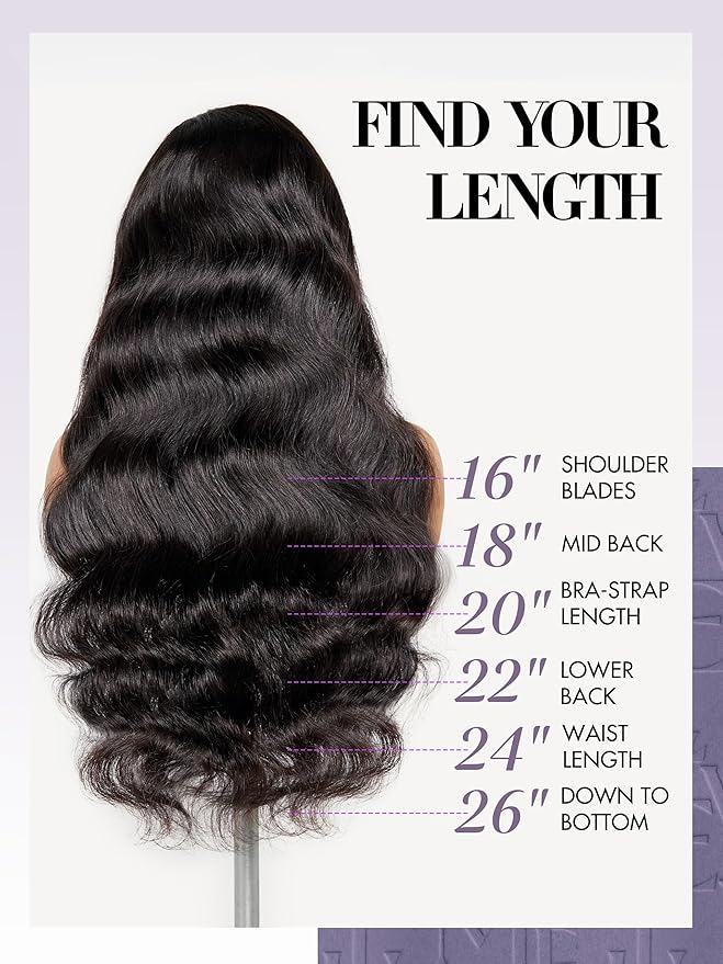 LUVME Clip in Hair Extensions Thick Body Wavy Hair Extensions, Natural Black 135g 7pcs 22 Inch, Real Hair Clip in Human Hair for Women