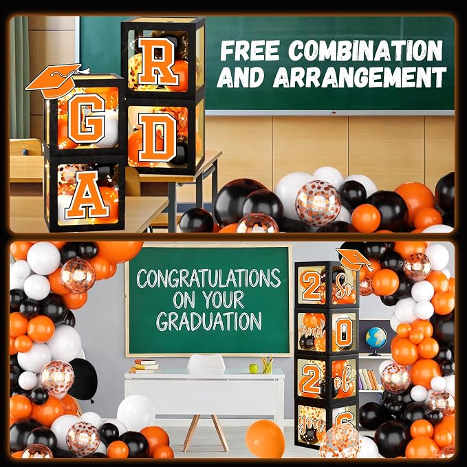 2026 Graduation Party Decorations Class of 2026 Balloon Boxes - Image 5