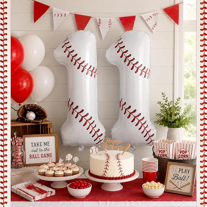 Baseball Birthday Decor, Sport Themed | Party Decorations - Image 7