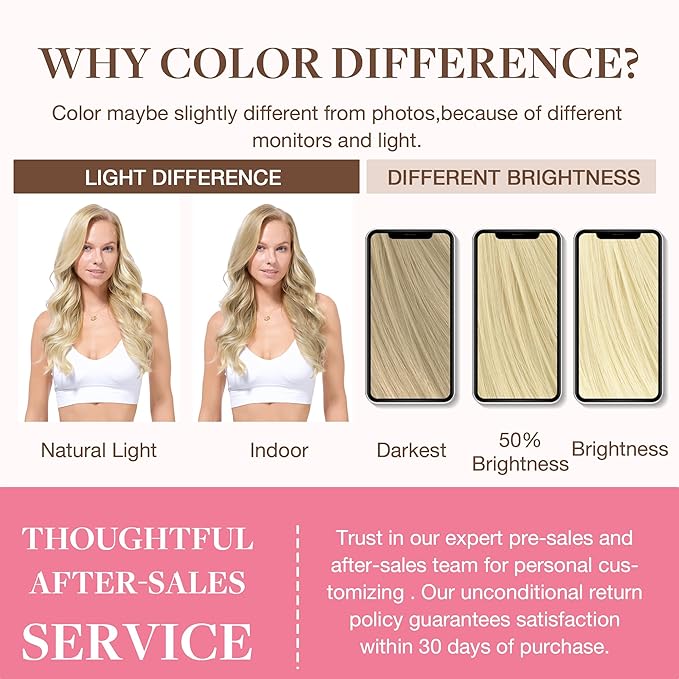 GOO GOO Clip in Hair Extensions Real Human Hair, Remy Human Hair Extensions Clip ins for Women, Natural Human Hair, 18inch 130g 7Pcs, 60A Platinum Blonde
