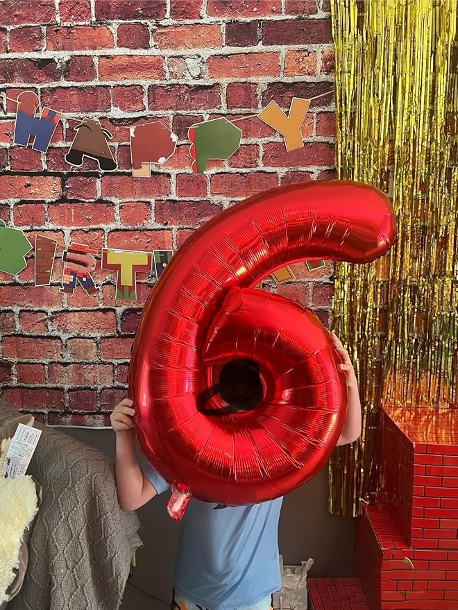 Birthday Number Balloons 40 Inch 5 Balloon - Image 2