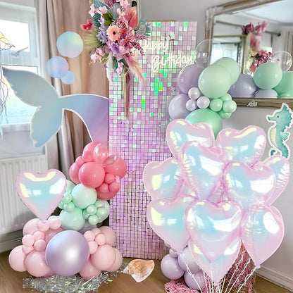 Iridescent Heart Balloons - Image 3