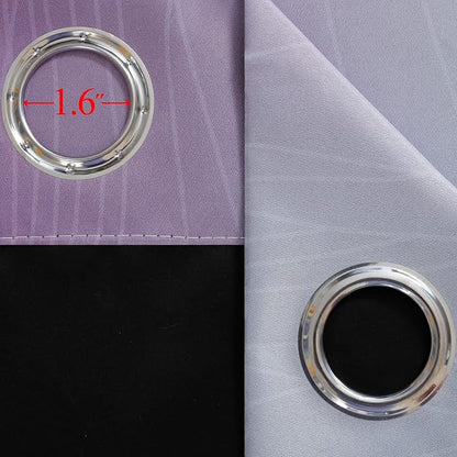 Ombre Grey and Purple Blackout Curtains 72 Inch Length 2 Panels, Full Room - Image 7