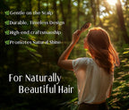 100% Pure Calcutta Boar Bristle Hairbrush for Natural Healthy Hair, Stiff Bristle, Made in Germany's Black Forest