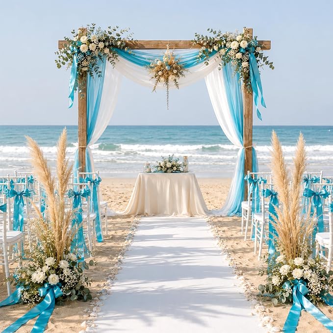 KINGLAKE Teal Satin Ribbon - Image 7