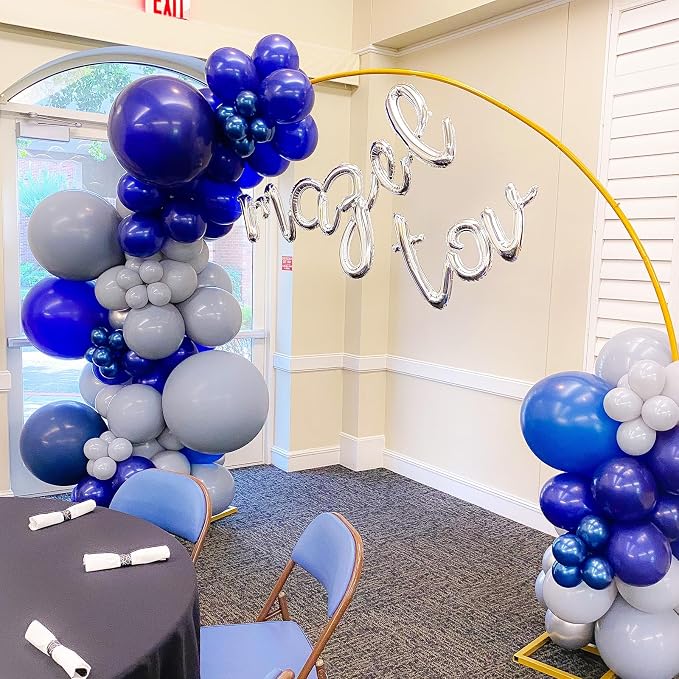 Voircoloria 90pcs Navy Blue Balloons Garland Arch Kit, 18 12 10 5 Inch | - Image 7