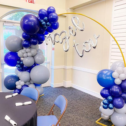 Voircoloria 90pcs Navy Blue Balloons Garland Arch Kit, 18 12 10 5 Inch | - Image 7