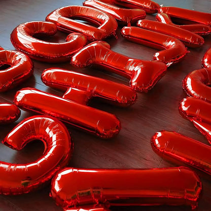 Happy Birthday Balloon Banner Custom Phrase Balloons letter 16 inch - Image 4