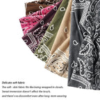 Soft skin-friendly anti-sweat anti-slip bandanna headband for women (G-6)