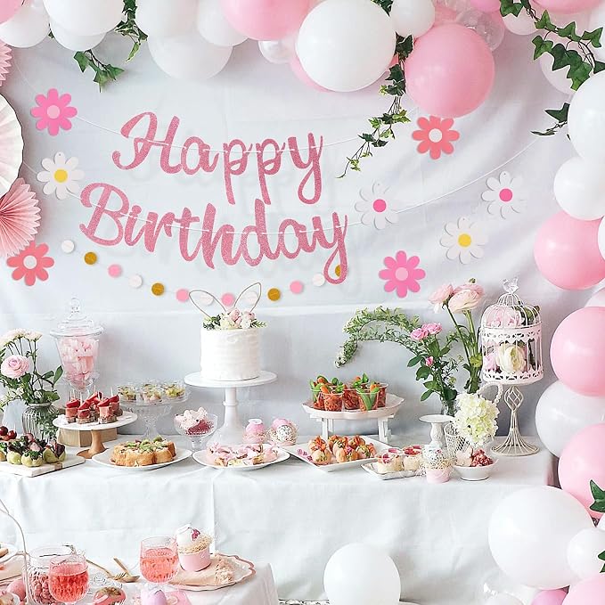 Pre-Strung Happy Birthday Banner, NO DIY Party Decorations | Birthday Party - Image 6