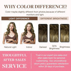 GOO GOO Clip in Hair Extensions Real Human Hair, Remy Human Hair Extensions Clip ins for Women, Natural Human Hair, 22inch 160g 7Pcs, #3/8/613 Balayage Walnut Brown to Ash Brown and Bleach Blonde