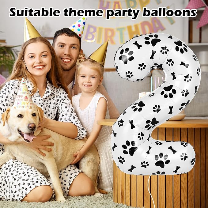 40 Inch Dog Foil Birthday Balloons - Image 3