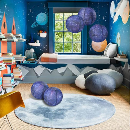 3pcs Galaxy Paper Lanterns - Image 6