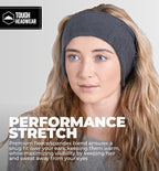 Tough Headwear Winter Headbands for Women - Ear Warmers - Ear Muffs for Winter - Fleece Headband for Men & Women for Cold Weather