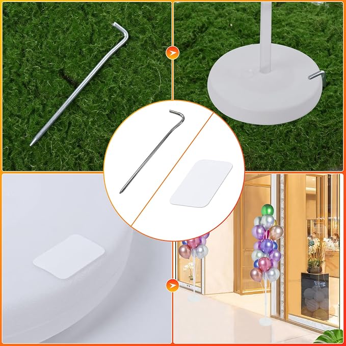 2 Sets of Balloon Stand Kit - 6ft Balloon Stands - Image 4