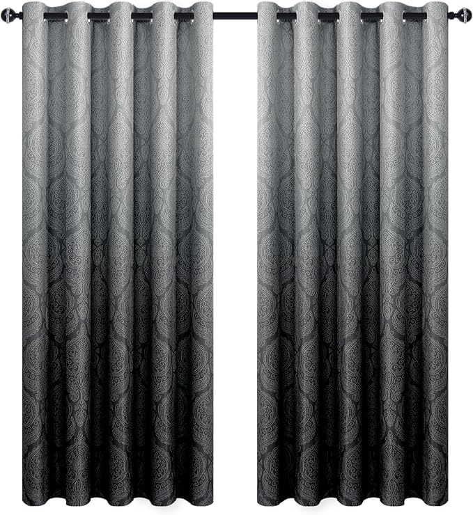 DWCN Ombre Blackout Curtains for Bedroom - Image 9