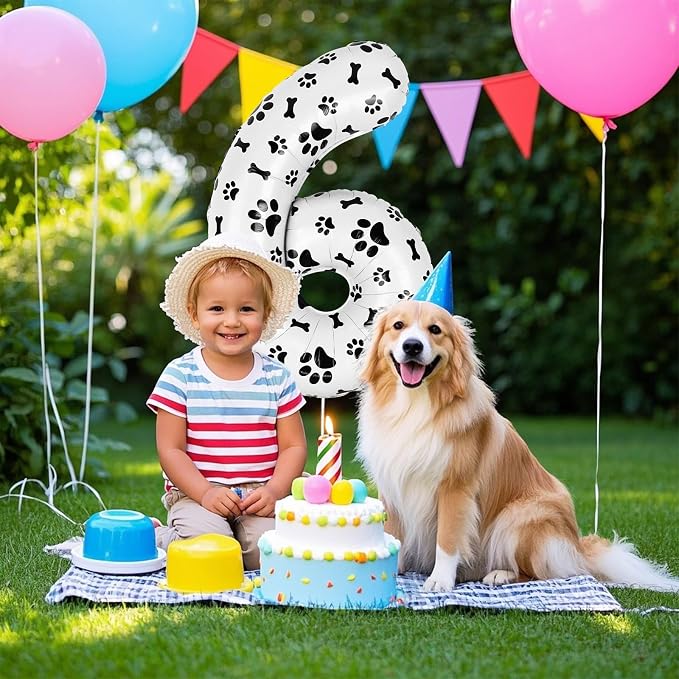 40 Inch Dog Foil Birthday Balloons - Image 7