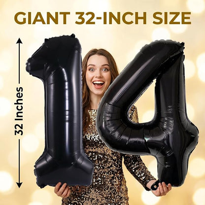 YPSelected 32 Inch Large Foil Helium Number Balloon Birthday Wedding Party 0-9 - Image 4
