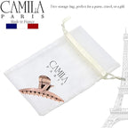 Camila Paris CP2597 French Hair Clip for Women, Narrow, Strong Hold Grip Double Teeth Girls Hair Claw Clips Jaw, Fashion Durable Styling Hair Accessories for Women, Made in France