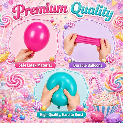 Rainbow Balloons, Rainbow Theme, Family Spring Celebration Party Decorations - Image 3