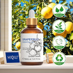 HIQILI 30 ml Grapefruit Essential Oil, for Diffuser, Skin Care,100% Pure and Natural - 1 Fl Oz