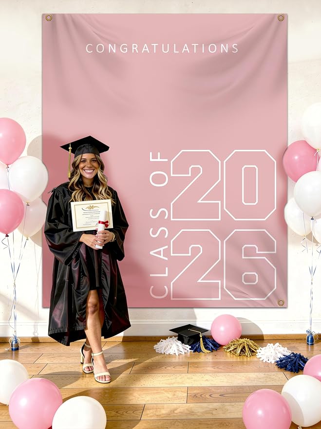 Class of 2026 Graduation Banner 5X6feet - Image 2