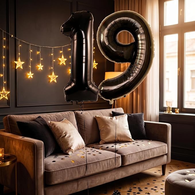 YPSelected 32 Inch Large Foil Helium Number Balloon Birthday Wedding Party 0-9 - Image 3