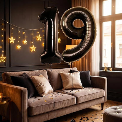 YPSelected 32 Inch Large Foil Helium Number Balloon Birthday Wedding Party 0-9 - Image 3
