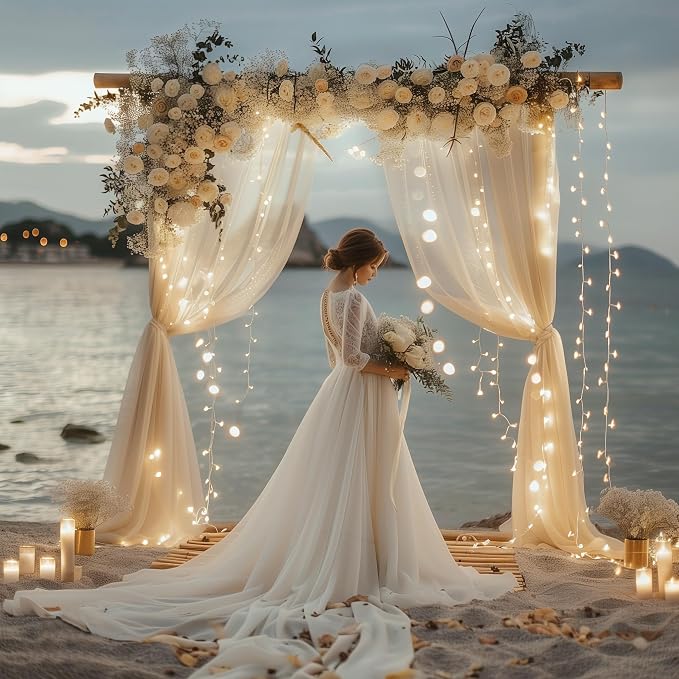 Fomcet Tulle Backdrop Curtains - Image 8
