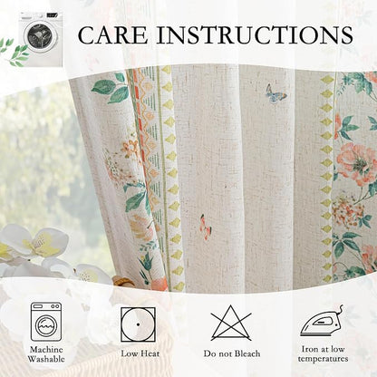 MYSKY HOME Boho Floral Curtains - Image 6