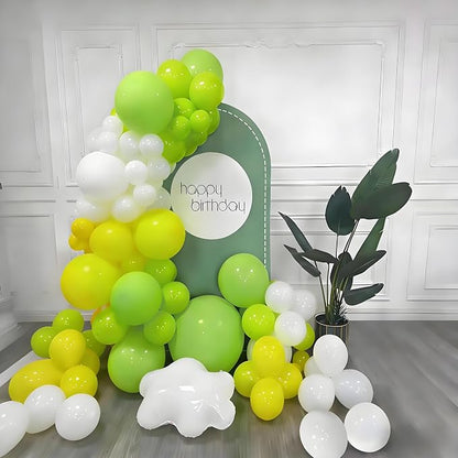 FOTIOMRG Lime Green Balloons 12 inch, 100 Pack Light Green Latex Balloons - Image 5