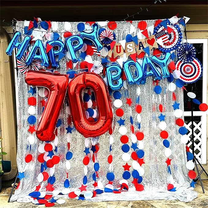 Red Number 7 Balloon, 40 Inch Large Number 0-9 Set - Image 7