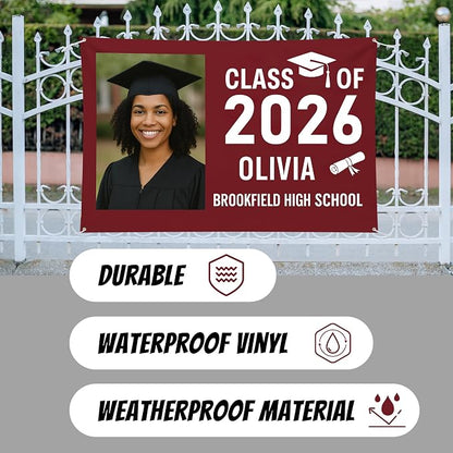 Custom Graduation Banner Class of 2026 - Image 4