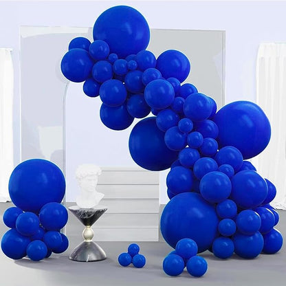PartyWoo Royal Blue Balloons 140pcs Dark Blue Color 18 12 10 5 Inch | 18 12 10 by PartyWoo