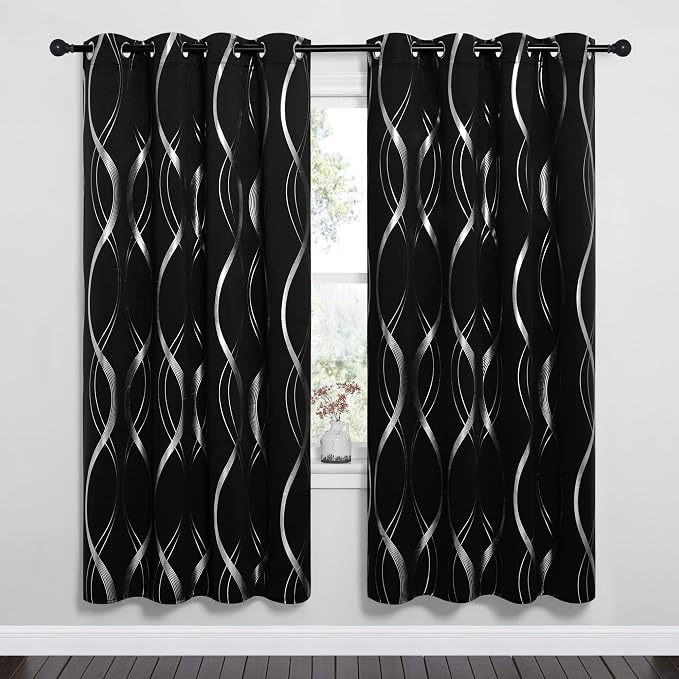 NICETOWN Blackout Curtain Panels 72 inches - Image 2