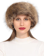 Faux Fur Headband for Women Winter Earwarmer Earmuff with Elastic