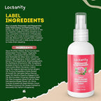 Locsanity Rosewater and Peppermint Daily Moisturizing Spray – Trial Size Hydrating Dreadlock Spray to Nourish the Scalp and Protect Hair From Oil and Buildup (4oz)
