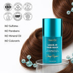 MAREE Deep Conditioning Leave-In Hair Mask for Damaged Hair – Keratin Hair Treatment with Biotin, Natural Oils & Vitamins – Leave-In Conditioner for Repair and Hydration – Mascarilla Para Cabello