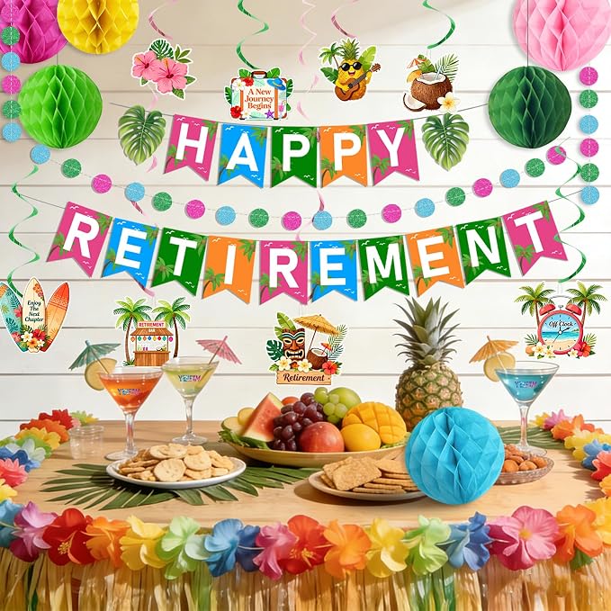 Luau Hawaiian Retirement Party Decorations - Image 4