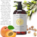 Laritelle Organic Conditioner 16 oz. Rosemary, Ginger, Cedarwood. Promotes Hair Growth, Prevents Hair Loss GF