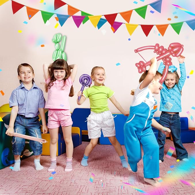 Apipi 100 Pcs Premium Latex 260 Balloons Kit - Image 7