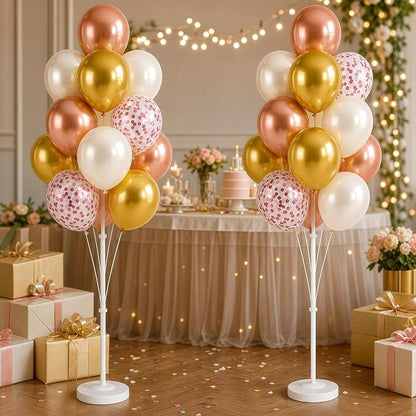 Gold Balloon Column Stand Kit for Floor - Image 6