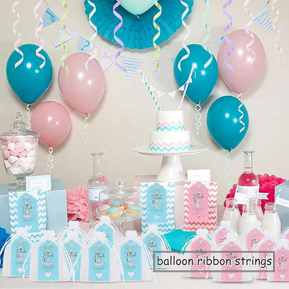 BEISHIDA 6 Assorted Colors Curling Ribbons Balloon String Ribbons - Image 6