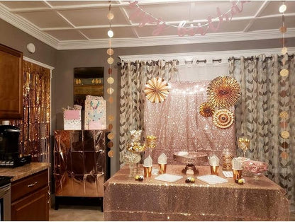 Poise3EHome 6FT x 8FT Sequin Photography Backdrop Curtain - Image 9