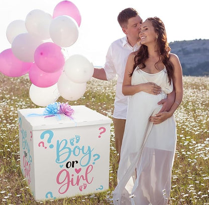 AmazingSpark 28in Giant Gender Reveal Gift Box - Image 6