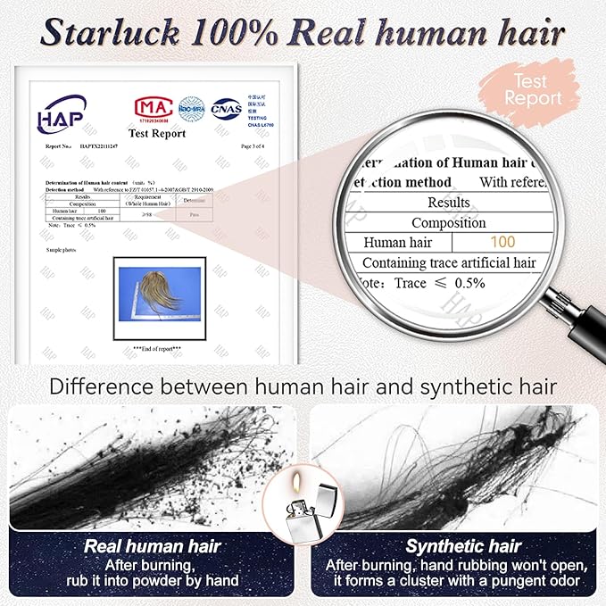 starluck Hair Toppers for Women with Bangs, 5"*5.5"Large Coverage Ombre Ash Blonde 100% Real Human Hair Toppers for Women with ThinningHair,Cover Gray HairRoots